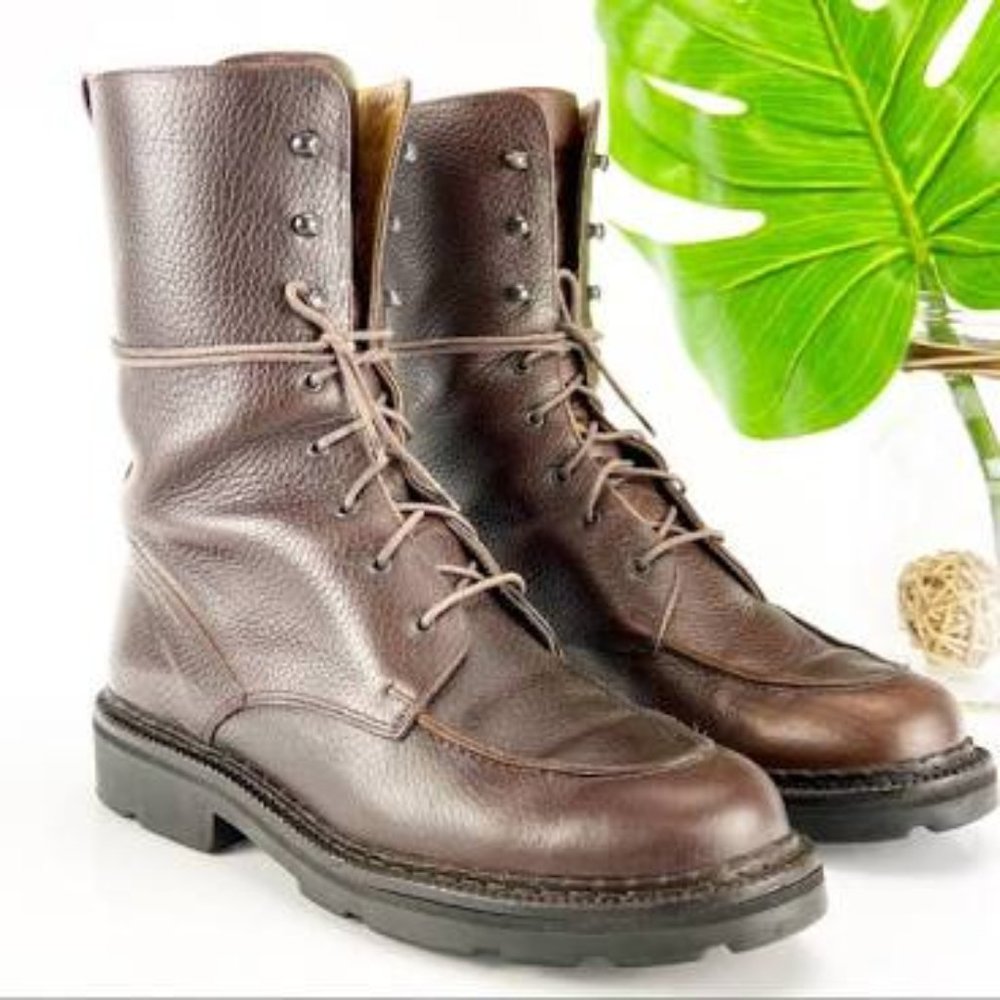 Cole Haan leather combat boot